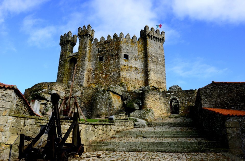Castle Under Clear Blue Sky