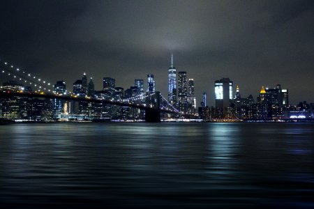 Photography Of City Lights During Night Time photo