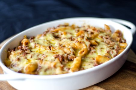 Close-up Photography Of Baked Mac photo