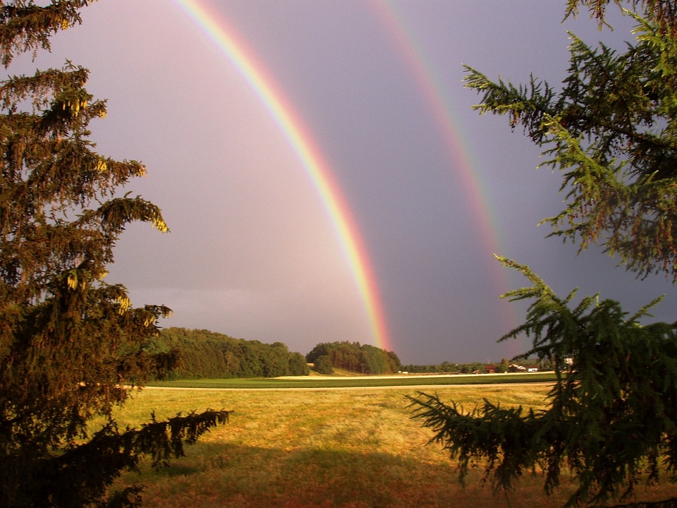 Sky landscape double