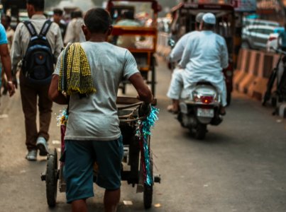 People Walking At The Same Direction