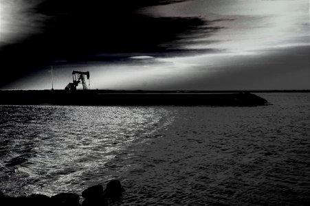 Silhouette Of Island