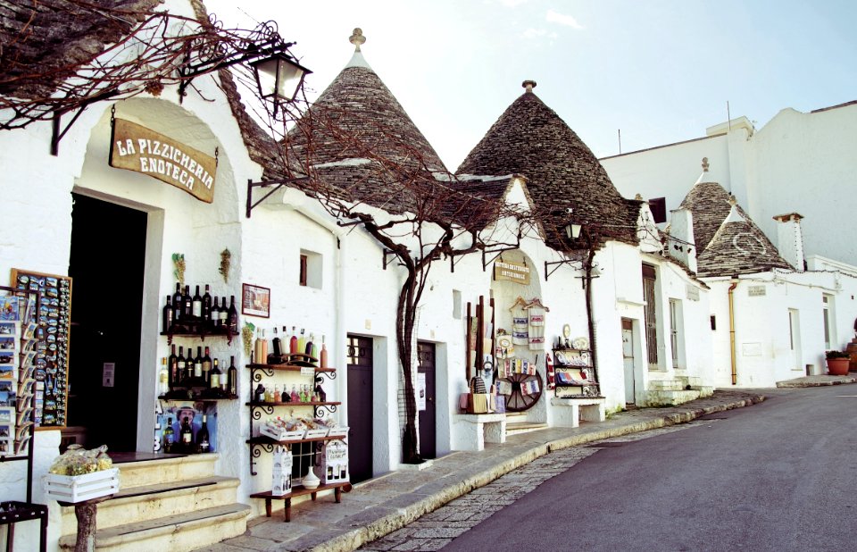 Bottle Display Outside The Store Facade