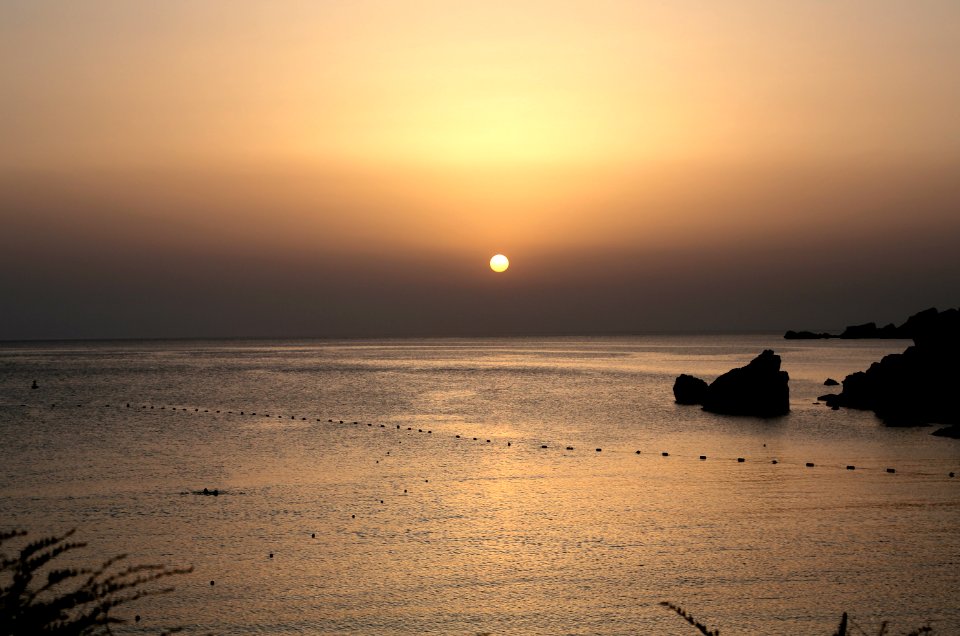 Scenic View Of Ocean During Dawn