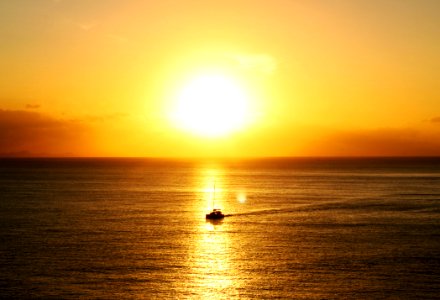 Ocean During Golden Hour photo