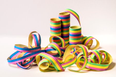 Assorted-color Ribbon With Spool photo