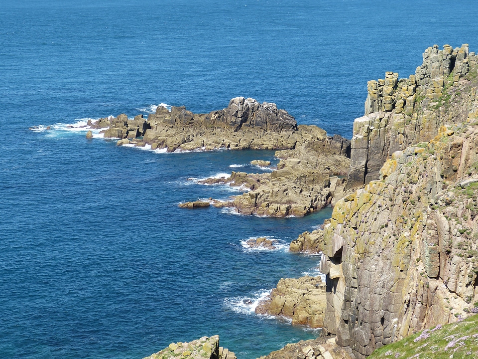 United kingdom sea rock