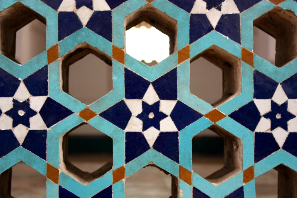 Blue And Light-blue Wooden Organizer