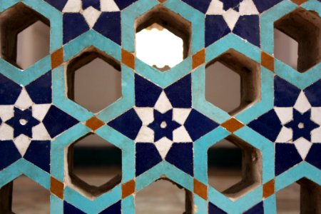 Blue And Light-blue Wooden Organizer