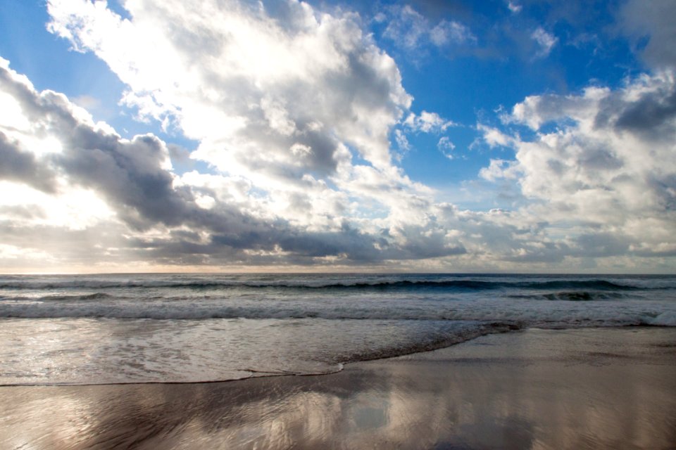 Time Lapse Photo Of Sky And Sea