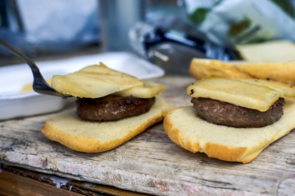 Bread Slice With Burger