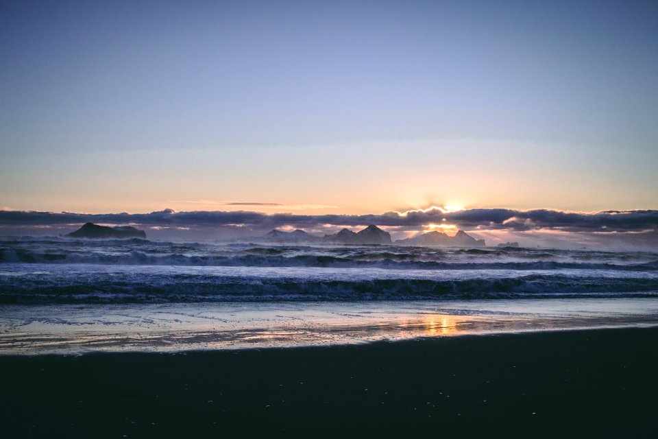 Photo Of Sea Waves During Sunset