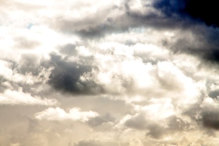 White Columbus Clouds photo