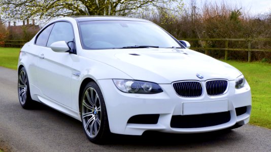 White Bmw Coupe photo