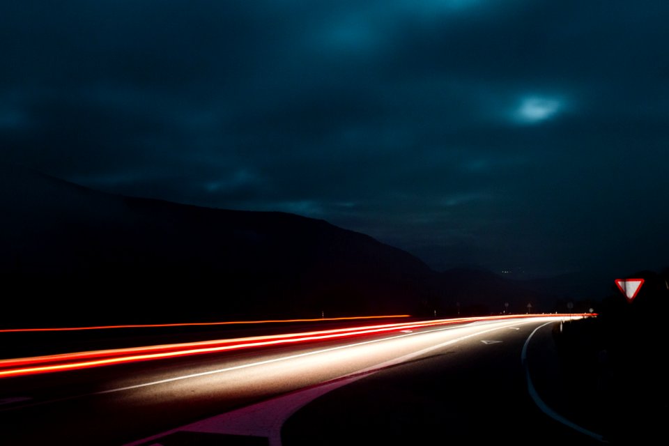 Time Lapse Photography Of Cars On Road