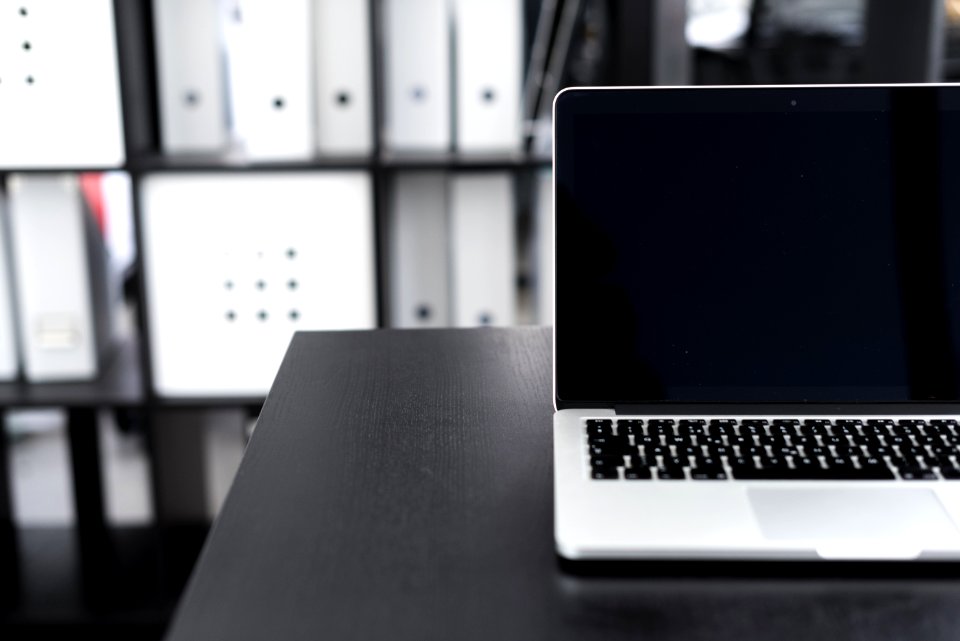 Close Up Photo Of A Silver Macbook