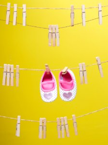 Babys White-and-pink Polka-dot Shoes