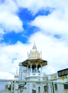 White And Yellow Dome Church