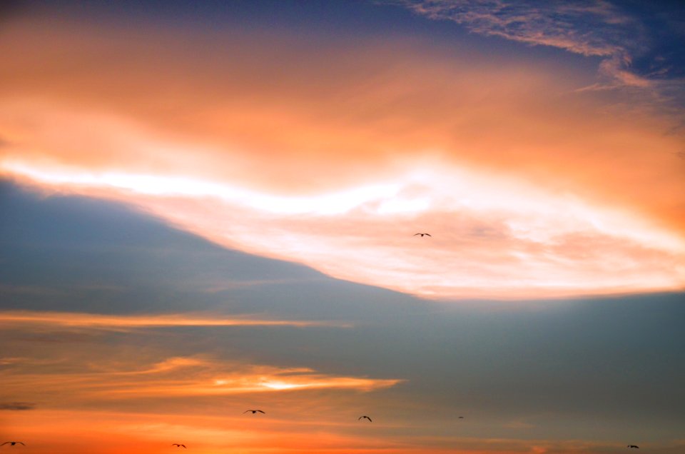 Scenic View Of Sky During Dawn