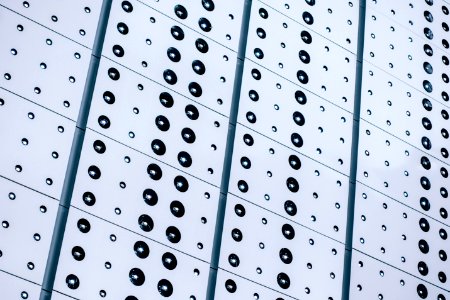 White And Gray Dotted Frame