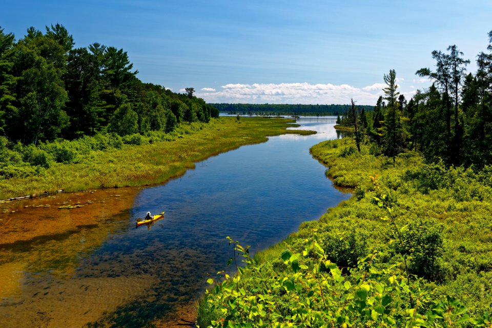 Photo Of River Surrounded By Grass