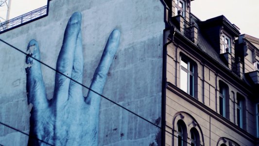 Hand Painted On Building