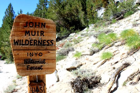 John Muir Wilderness Signage photo