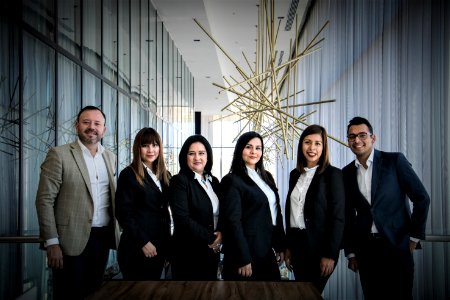 Group Of People In Dress Suits photo