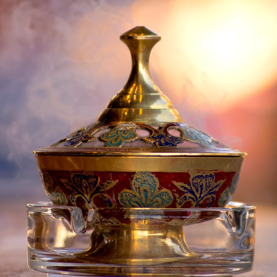Floral Design Steel Container