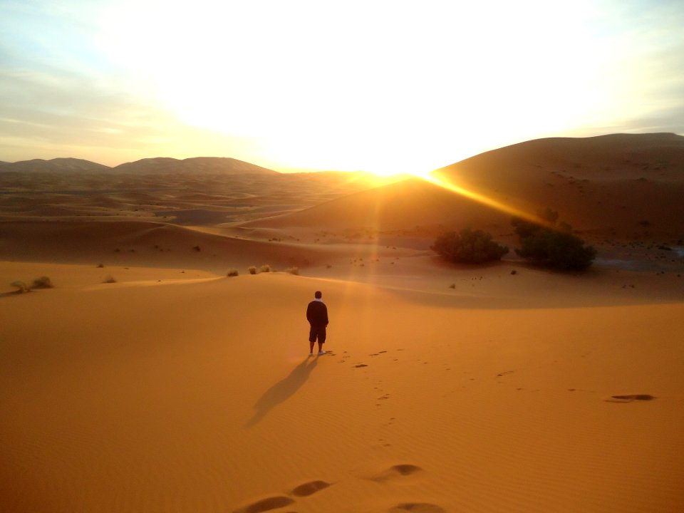 Photo Of Man On The Dessert During Daylight