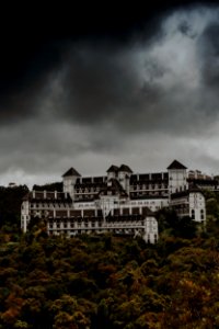 White And Black Concrete Castle