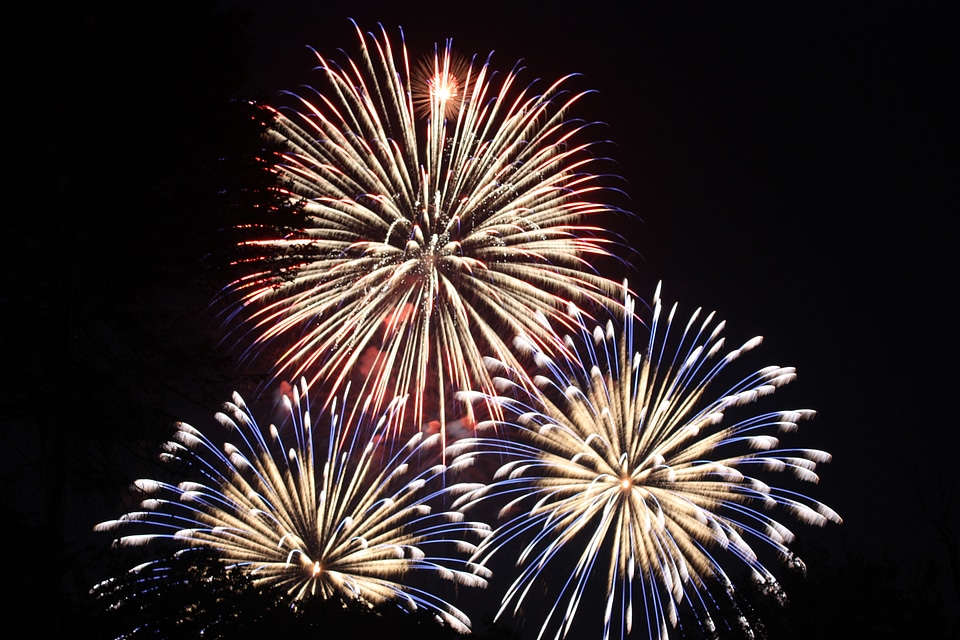 July 4th america explosion