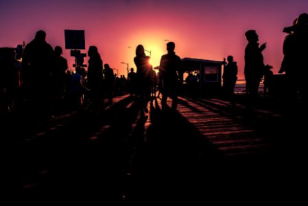 Crowd Dawn Dusk