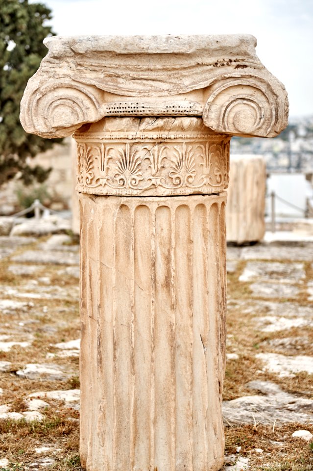 Beige Concrete Pillar photo