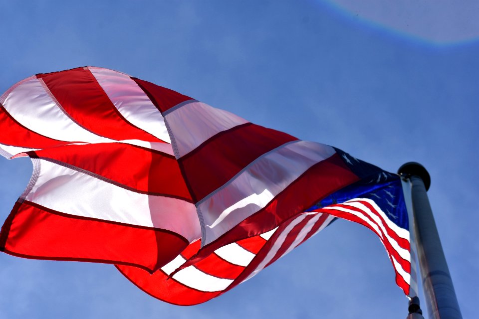 Low Angle Photography Of American Flag