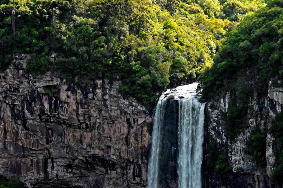 Aerial Photography Of Waterfalls