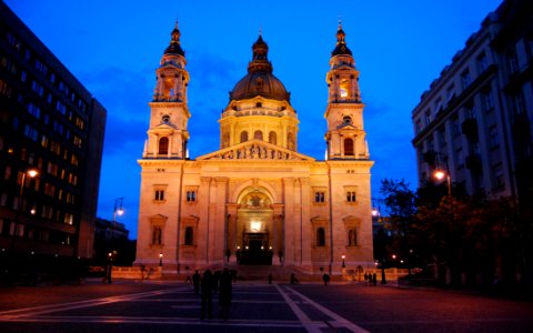 Photo Of White Cathedral During Night Time photo