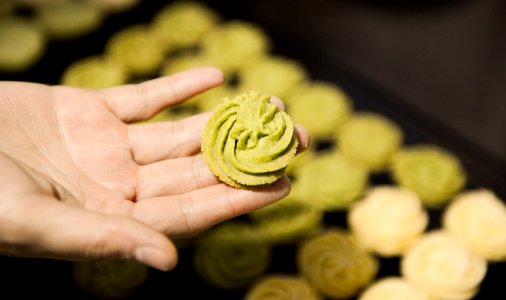 Photography Of Green Pastry photo