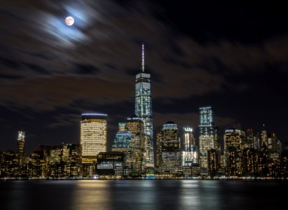 New York City During Nighttime photo
