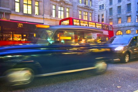 Timelapse Photography Of Blue Car