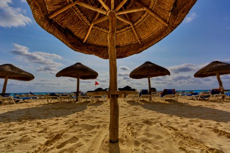 Photo Of Mushroom Hut At The Beach