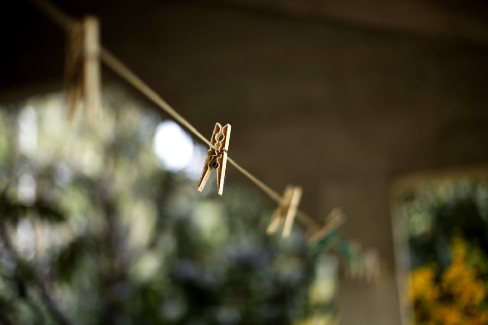 Selective Focus Photography Of Clothes Hanger Clip photo