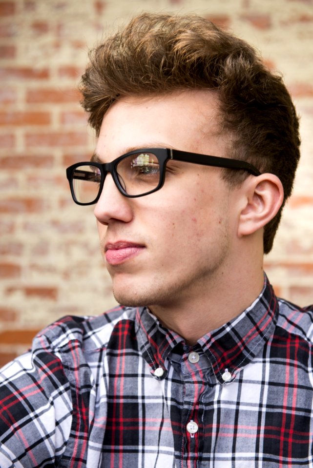 Men Wearing Black Eyeglasses
