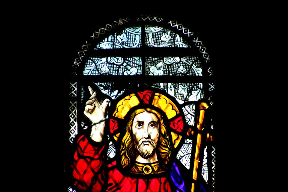 Blue And Red Dress Religious Man Illustration