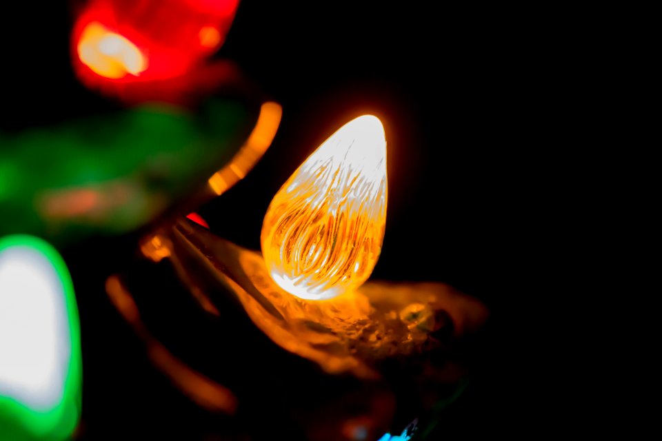 Macro-photo Of Light Bulb
