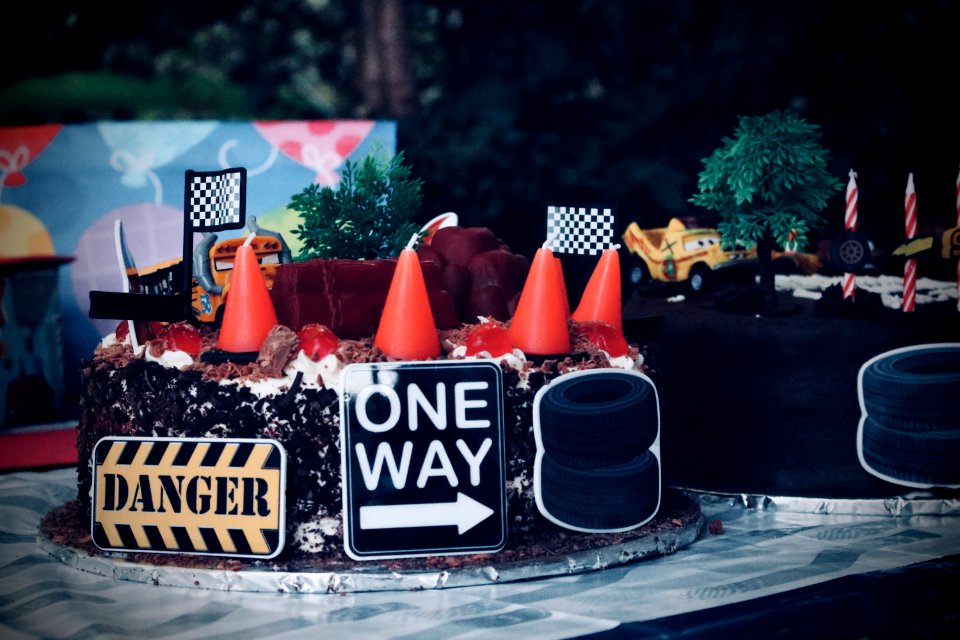 Cake With Road Signs