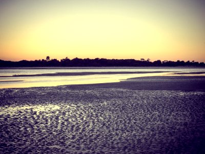 Grayscale Photo Of Sea Side