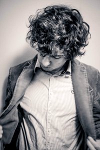 Mens Grayscale Photo