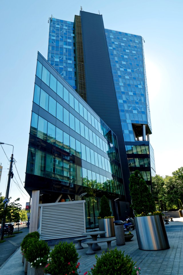 Black And Grey Concrete High-rise Building