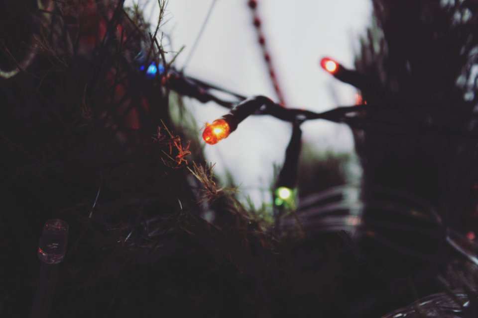 Close-Up Photography Of Christmas Lights